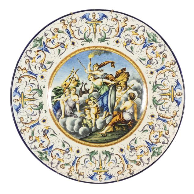 a-large-italian-renaissance-revival-majolica-charger