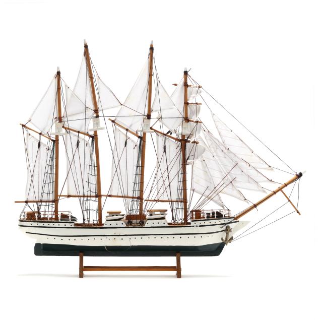 wooden-model-of-a-ship