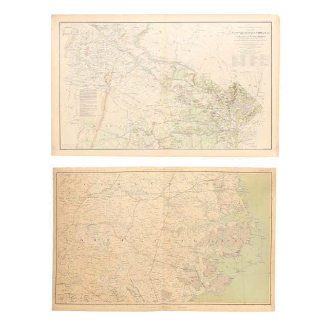two-detailed-maps-from-the-i-atlas-to-accompany-the-official-records-of-the-union-and-confederate-armies-i