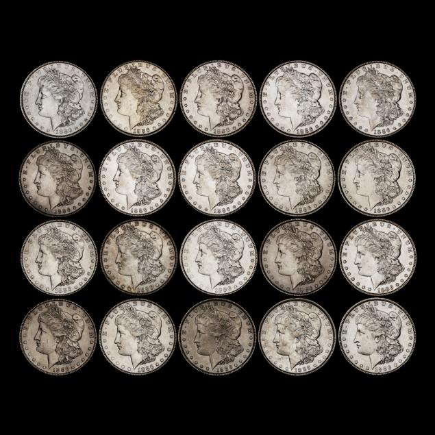 roll-of-twenty-20-1886-morgan-silver-dollars