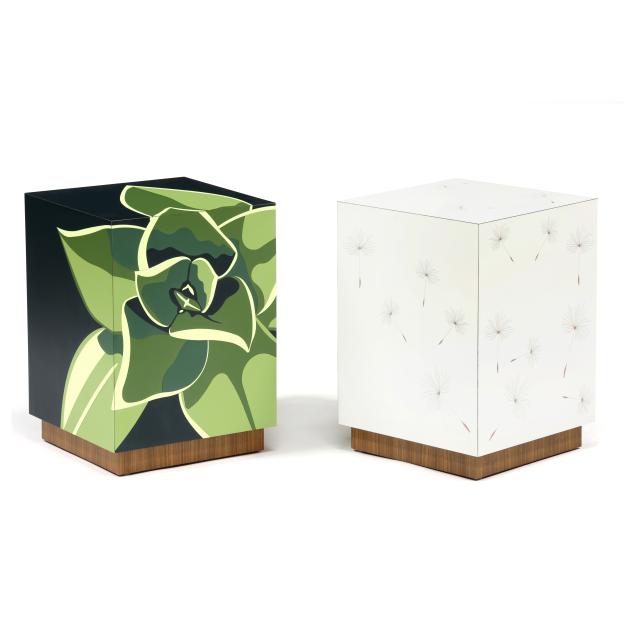 lucy-turner-british-20th-21st-century-two-inlaid-block-side-tables