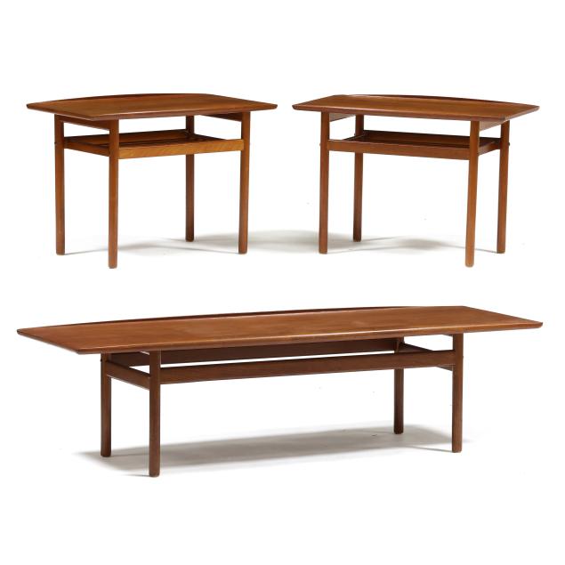 grete-jalk-danish-1920-2006-danish-teak-coffee-table-and-pair-of-end-tables