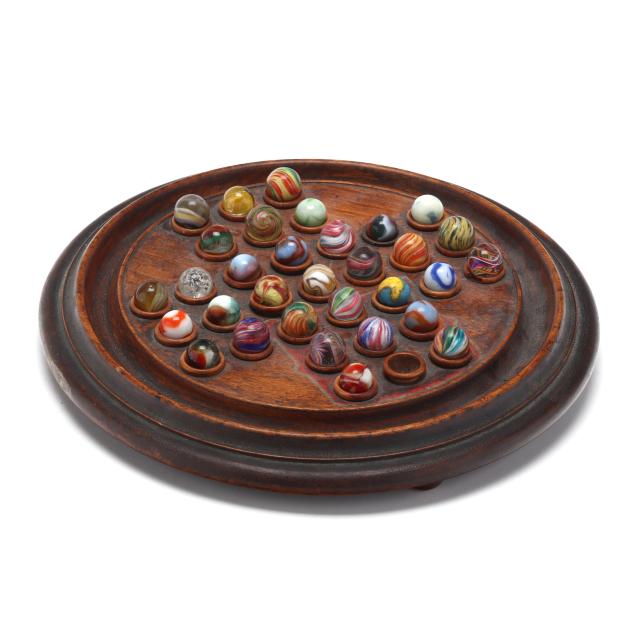 antique-marble-solitaire-game