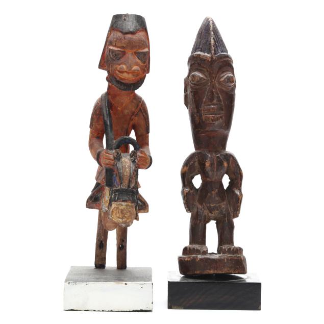 two-yoruba-carved-wood-figures
