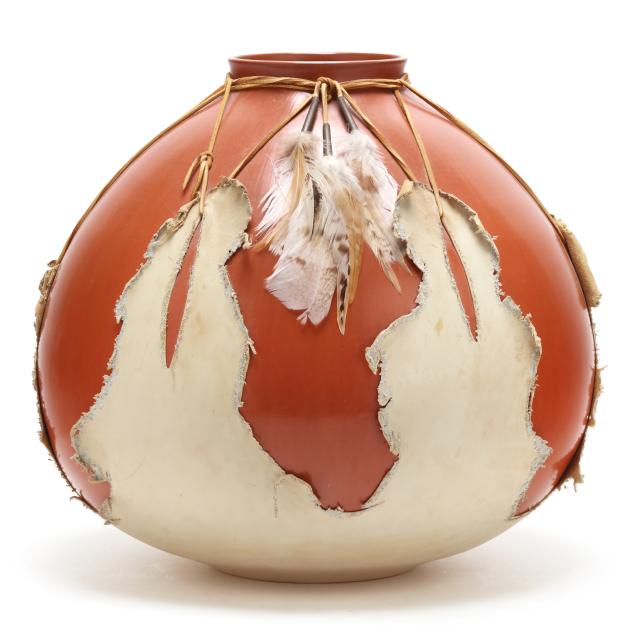 fred-schimer-southwestern-style-redware-pottery-vessel