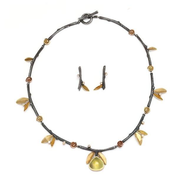 silver-gold-and-gem-set-necklace-and-earrings-kaiser-suidan