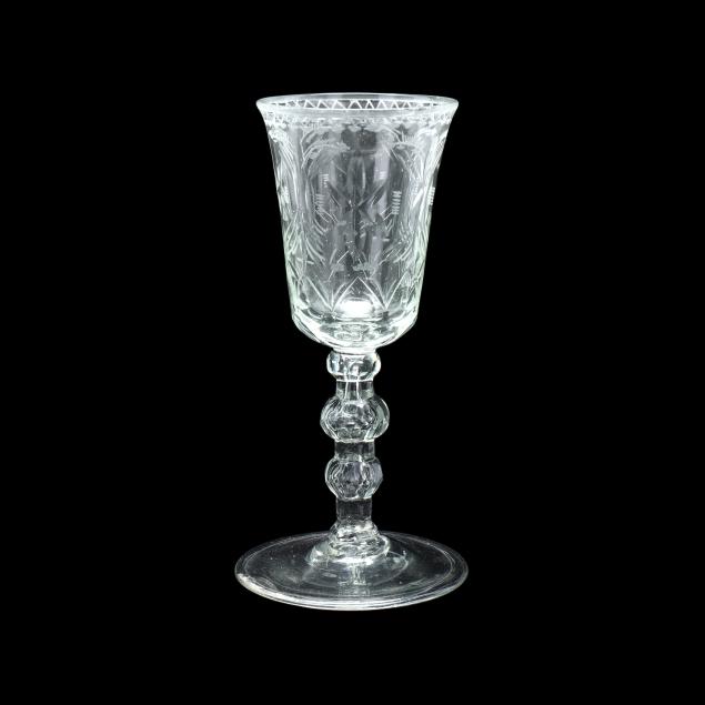 antique-european-cut-and-engraved-glass-chalice
