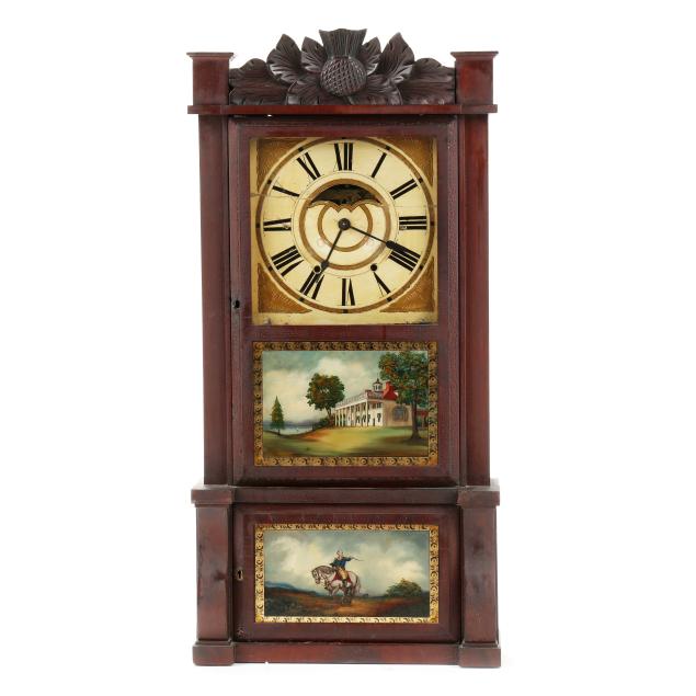 american-triple-decker-eglomise-self-clock-birge-mallory-co