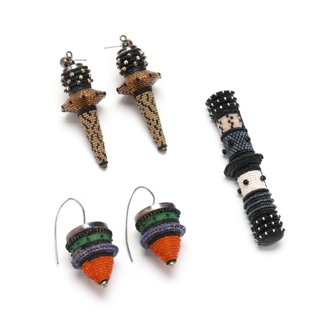 a-beaded-brooch-and-two-pairs-of-beaded-earrings-valerie-hector