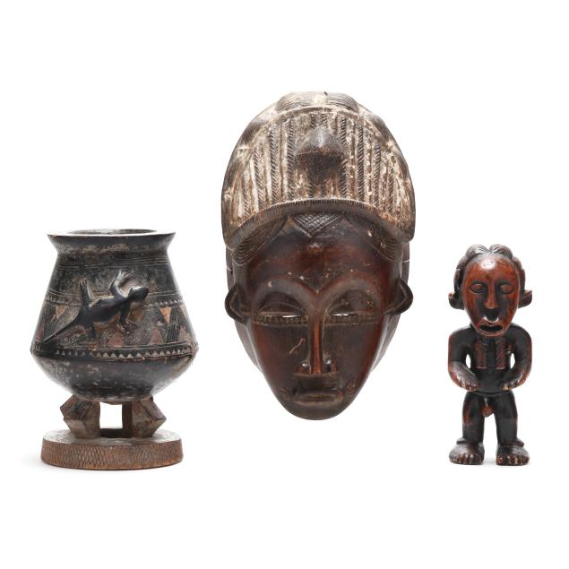 three-ivorian-carved-wood-objects