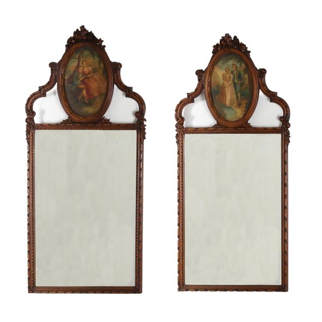 pair-of-louis-xvi-style-carved-and-painted-mirrors