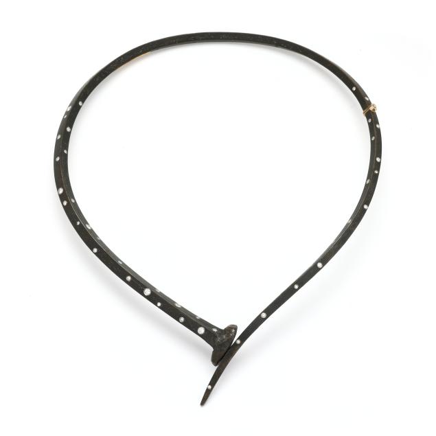 iron-gold-platinum-and-diamond-choker-necklace-pat-flynn
