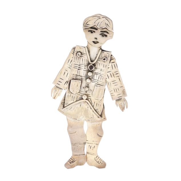 silver-and-gem-set-boy-brooch-danielle-berlin