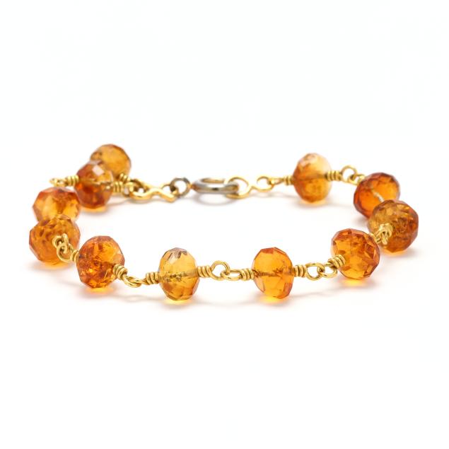 gold-and-citrine-beaded-bracelet
