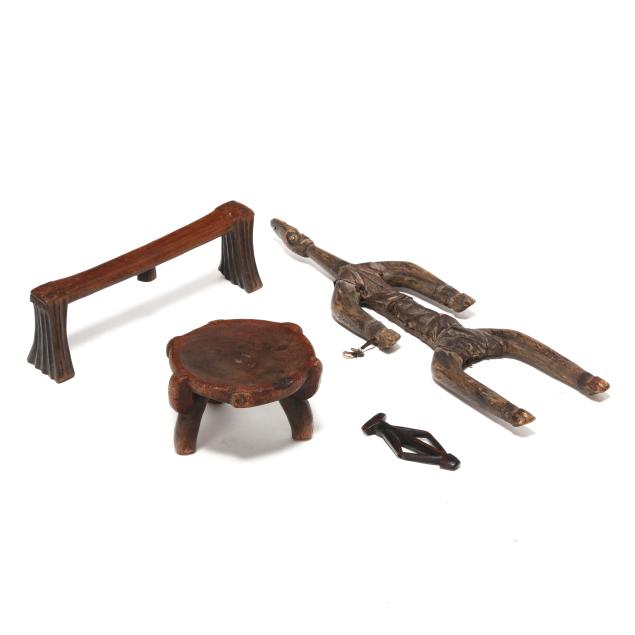 a-group-of-four-african-objects
