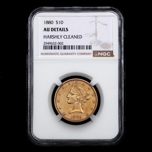1880-10-gold-eagle-ngc-au-details-harshly-cleaned
