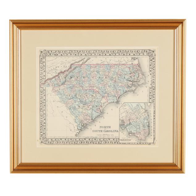 mitchell-s-late-19th-century-map-of-north-and-south-carolina