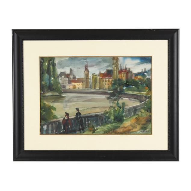 continental-school-early-20th-century-park-scene-signed