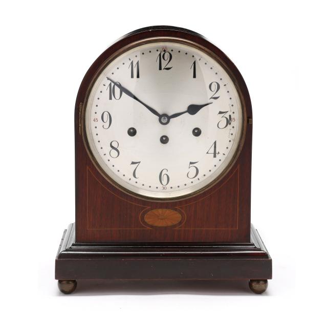 junghans-inlaid-mahogany-mantle-clock
