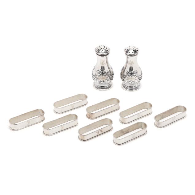 gorham-sterling-silver-napkin-ring-set-and-pair-of-salt-pepper-shakers