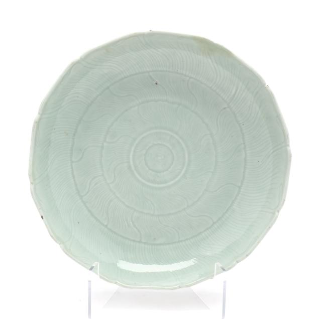 a-large-chinese-celadon-glazed-lotus-blossom-dish