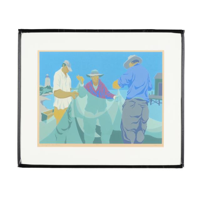 claude-howell-nc-1915-1997-i-mending-nets-late-afternoon-i