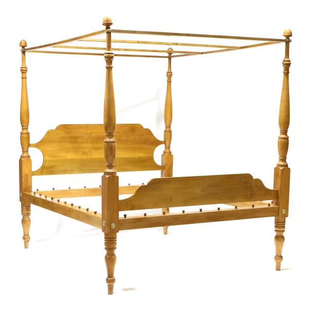late-federal-maple-queen-size-tall-post-bed