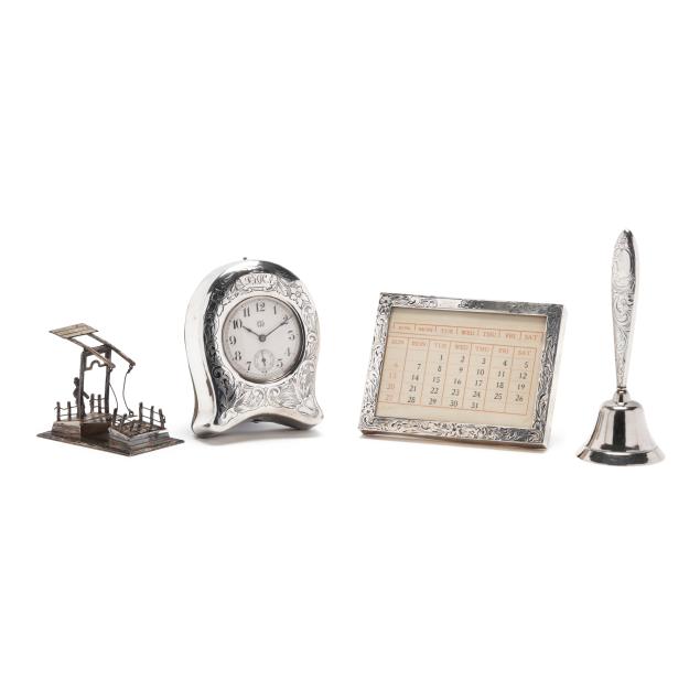 four-vintage-silver-desk-accessories