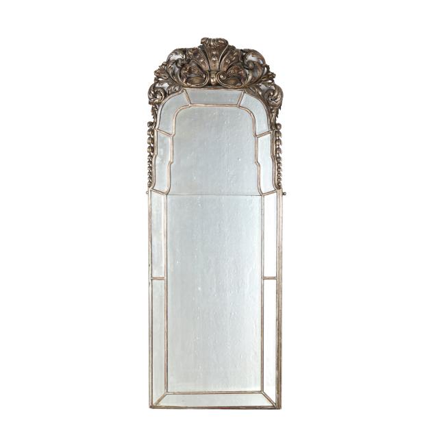 carved-and-silvered-queen-anne-style-mirror