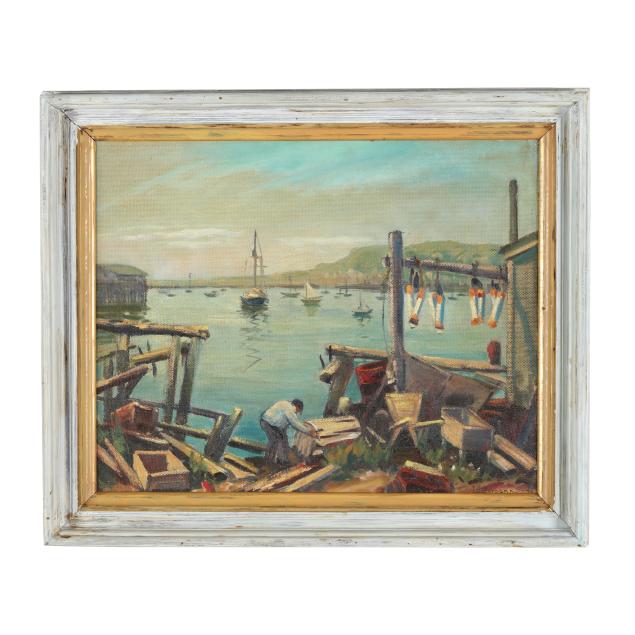 louis-g-burbank-american-1887-1972-harbor-scene