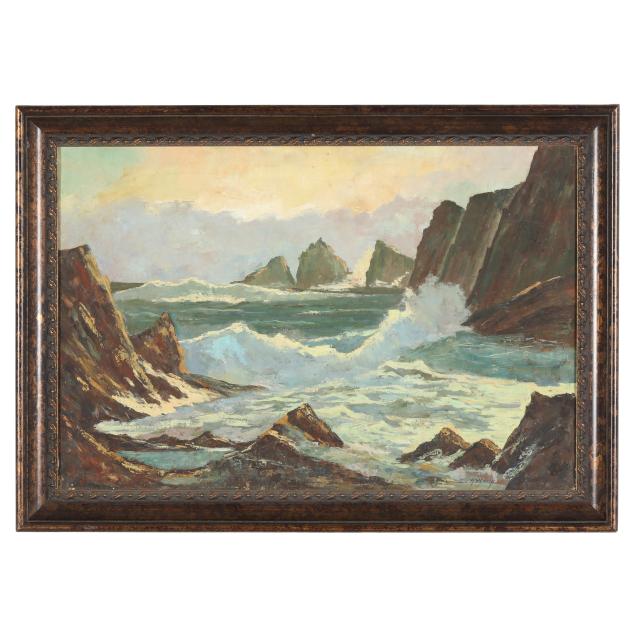 a-wensch-american-20th-century-rocky-coast-seascape