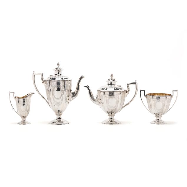 victorian-silver-tea-service-mark-of-martin-hall-co