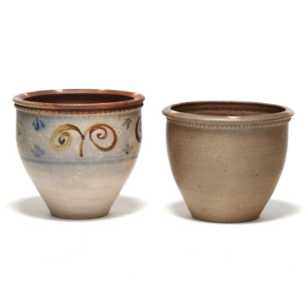 mark-hewitt-nc-b-1955-two-stoneware-jardinieres