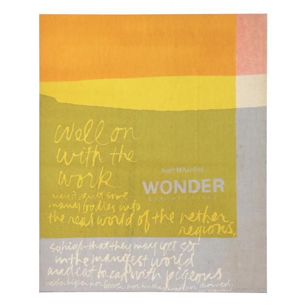 sister-mary-corita-kent-american-1918-1986-i-well-on-with-the-work-soft-whirled-wonder-bread-i