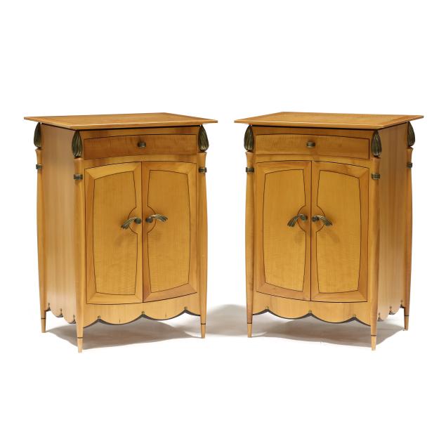ron-ruckett-maurice-beane-pair-of-custom-maple-cabinets
