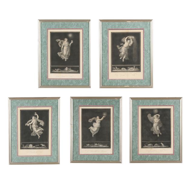 after-raffaello-sanzio-called-raphael-italian-1483-1520-set-of-five-french-engravings