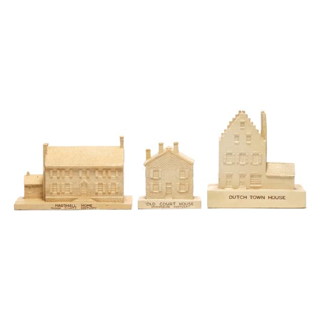 three-vintage-wpa-kentucky-museum-project-plaster-architectural-models