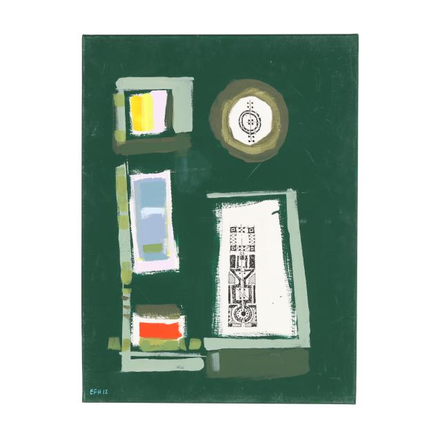 edwin-freeland-abie-harris-nc-b-1934-untitled-green-collage