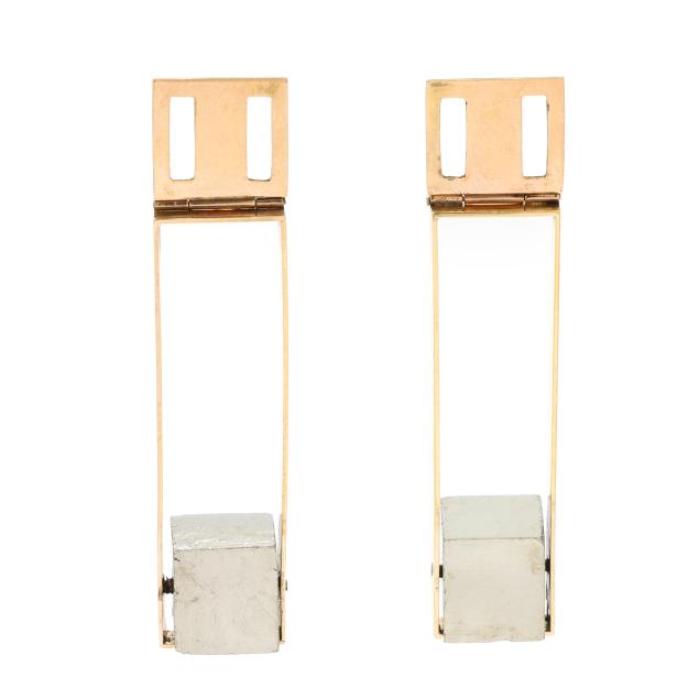 gold-and-pyrite-cube-earrings-mary-ann-scherr