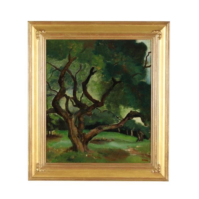 american-school-20th-century-landscape-with-live-oak