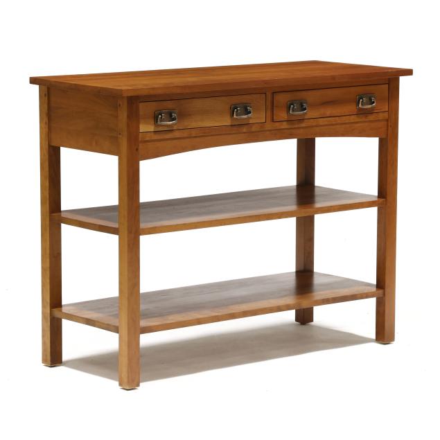 stickley-mission-style-cherry-server