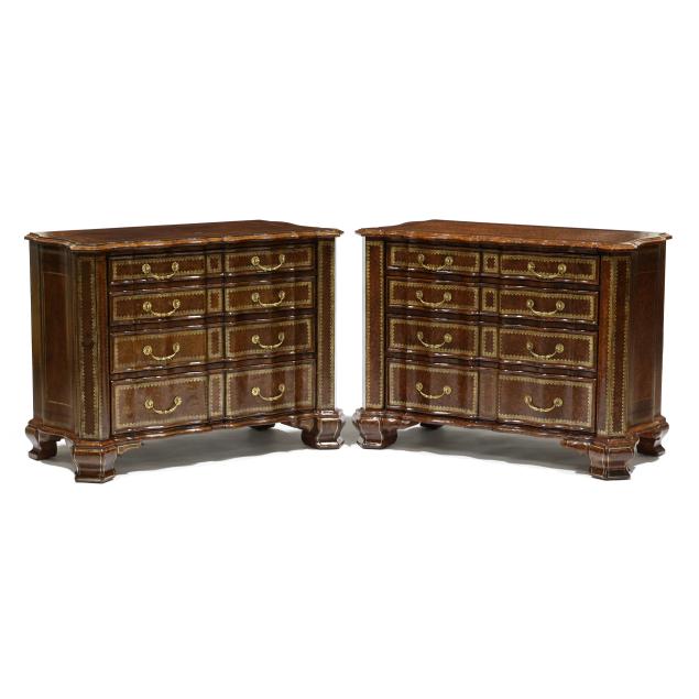 maitland-smith-pair-of-leather-wrapped-serpentine-chests