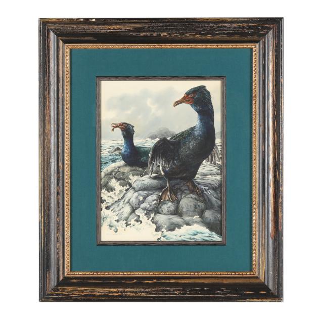 michael-j-loates-american-b-1947-i-cormorants-i