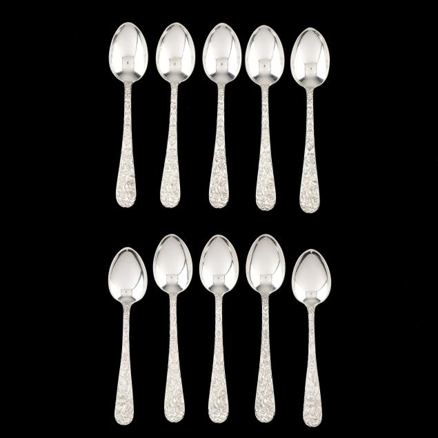 set-of-ten-s-kirk-son-i-repousse-i-sterling-silver-demitasse-spoons