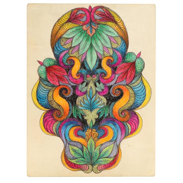 minnie-evans-nc-1892-1987-untitled-botanical