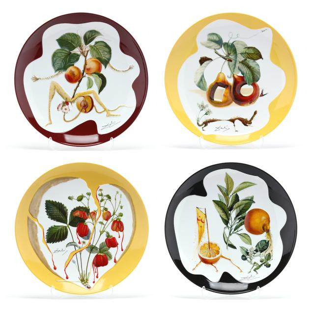 after-salvador-dali-set-of-four-flordali-limoges-centerpiece-dishes