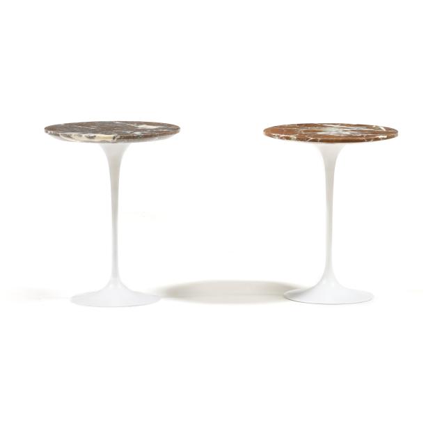 eero-saarinen-finnish-american-1910-1961-pair-of-marble-top-i-tulip-i-side-tables
