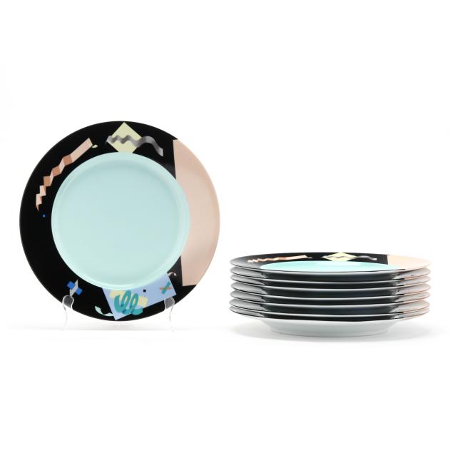 stephen-holl-american-b-1947-eight-planar-porcelain-chargers