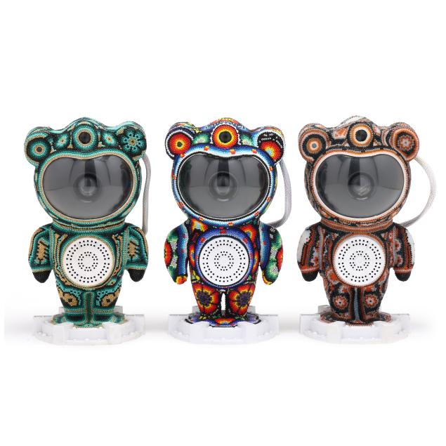chroma-aka-rick-wolfryd-american-mexican-b-1953-three-i-spacemen-i-projector-sculptures