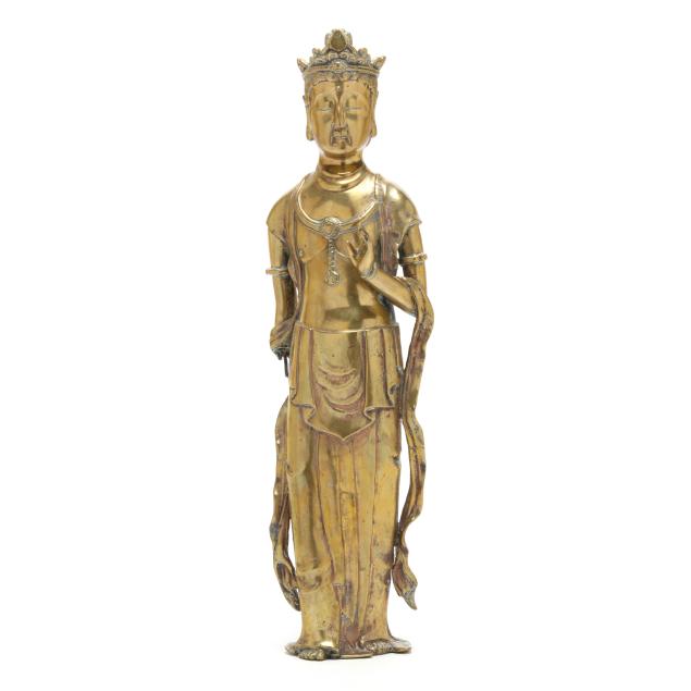 a-chinese-brass-standing-bodhisattva